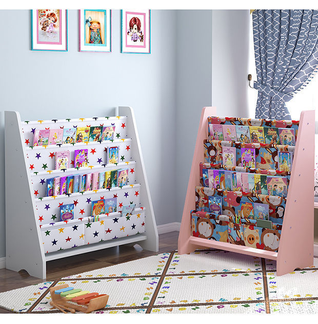 兒童收納書繪本架