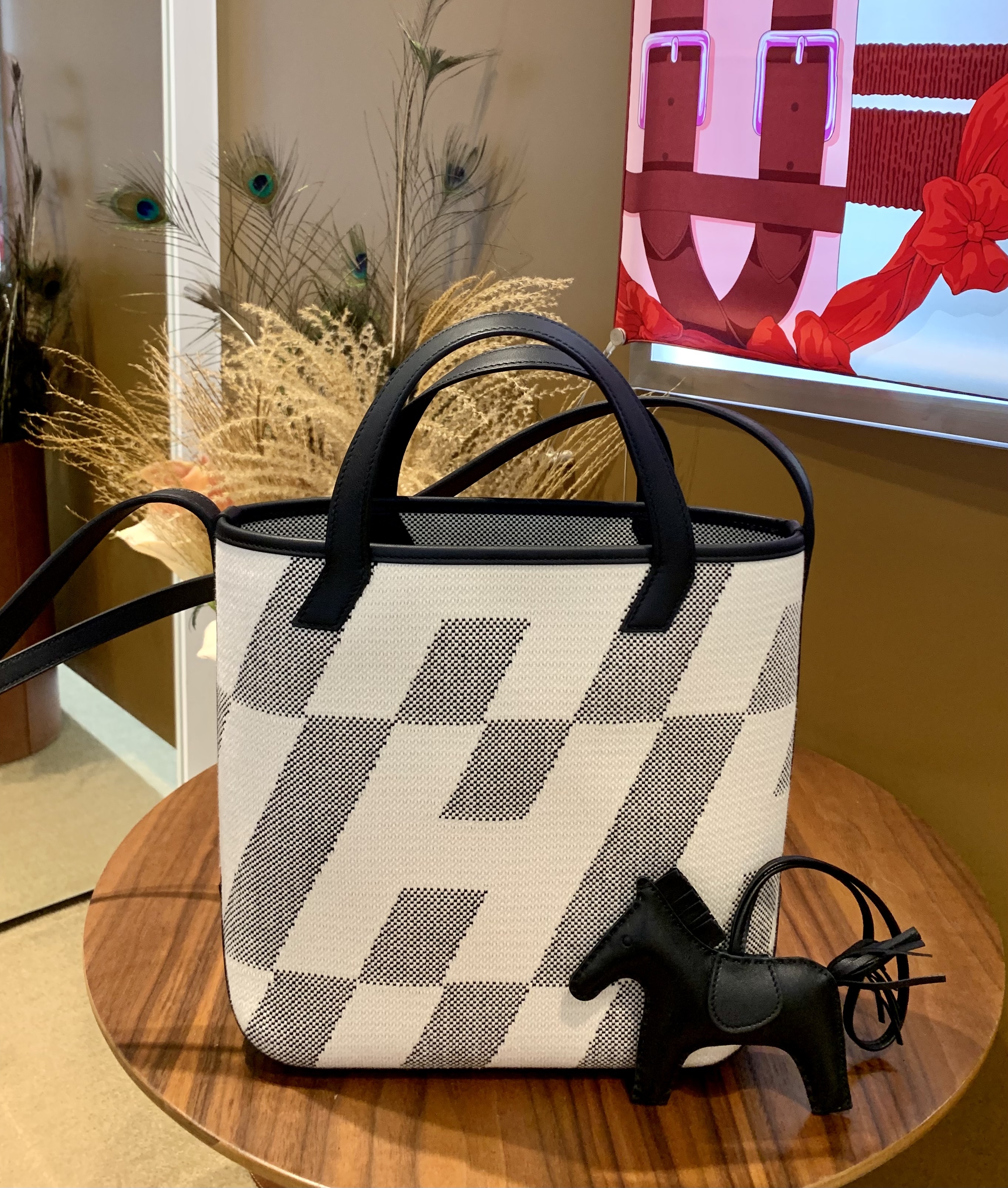 Cabas H 27 89 noir canvas