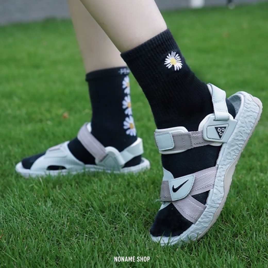 NIKE ACG Air Deschutz 山系 涼鞋 魔鬼氈 灰綠