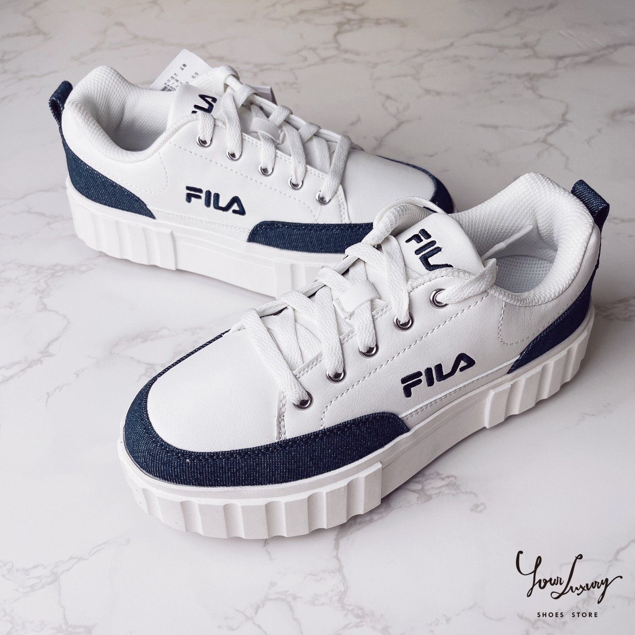 Luxury】FILA Funky Tennis 1998 VC 厚底運動鞋四色魔鬼氈配鞋帶