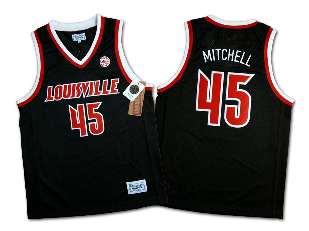Original Retro Brand 路易斯維爾大學紅雀隊 Donovan Mitchell 球員版球衣