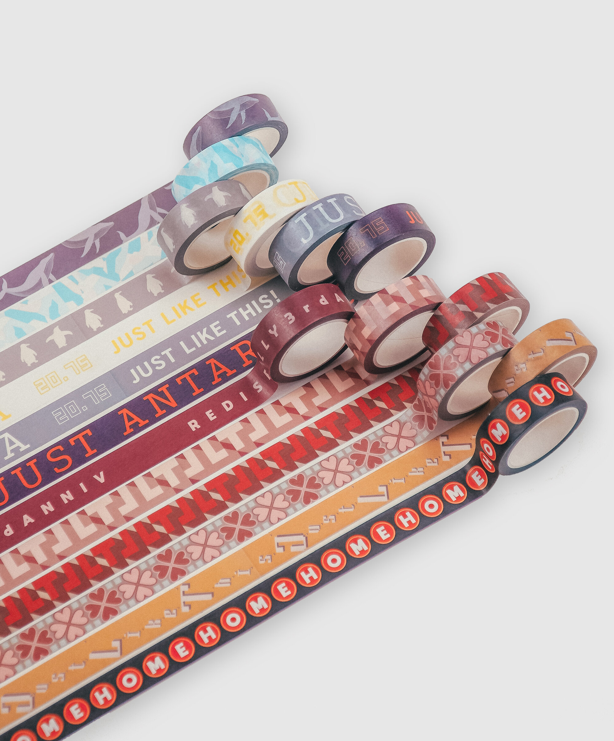 【Just Like Us】JLT一週年 紀念紙膠帶一套12款裝