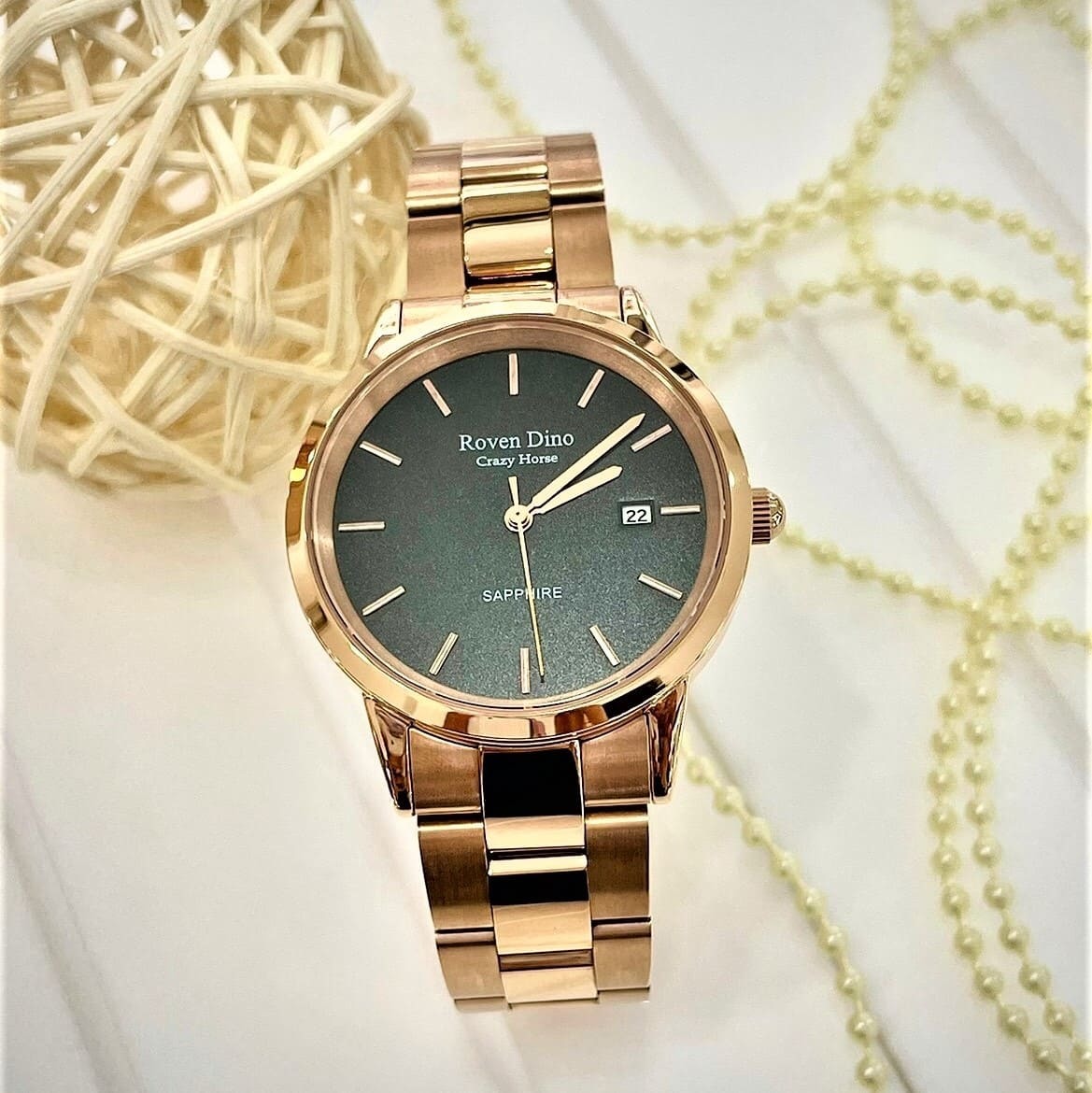 【Roven Dino羅梵迪諾】RD6085MRG (36mm) / RD6085LRG (28mm) 現代鐘錶