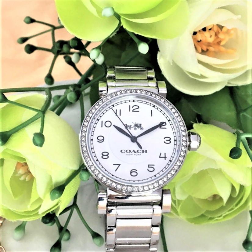 【Coach】璀燦晶鑽優雅時尚腕錶 CO14502396 (32mm) 現代鐘錶