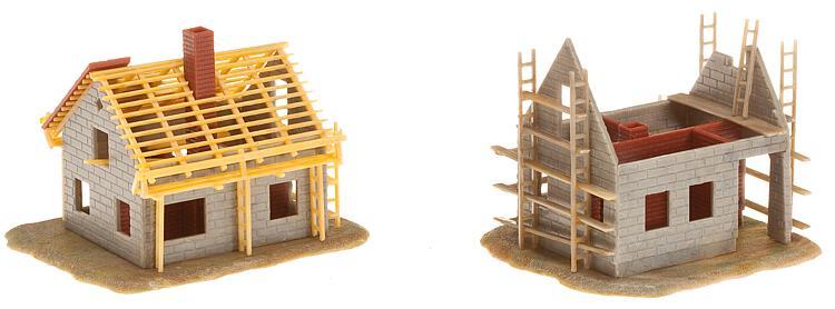 Faller 232223 N規 Houses under construction 建造中房屋