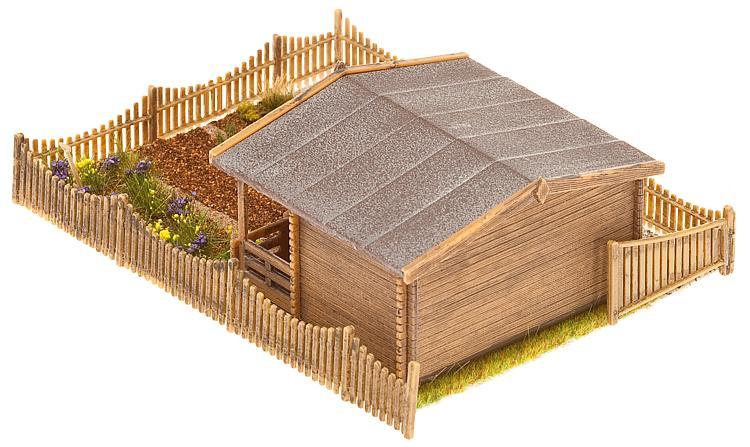Faller 180493 HO scale, Allotments with large garden house