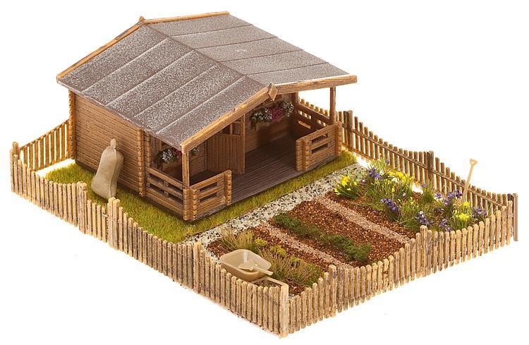Faller 180493 HO scale, Allotments with large garden house
