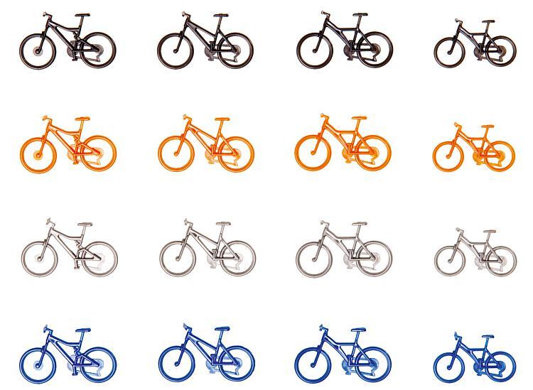 Faller 180445 HO規 Mountain bikes 登山腳踏車