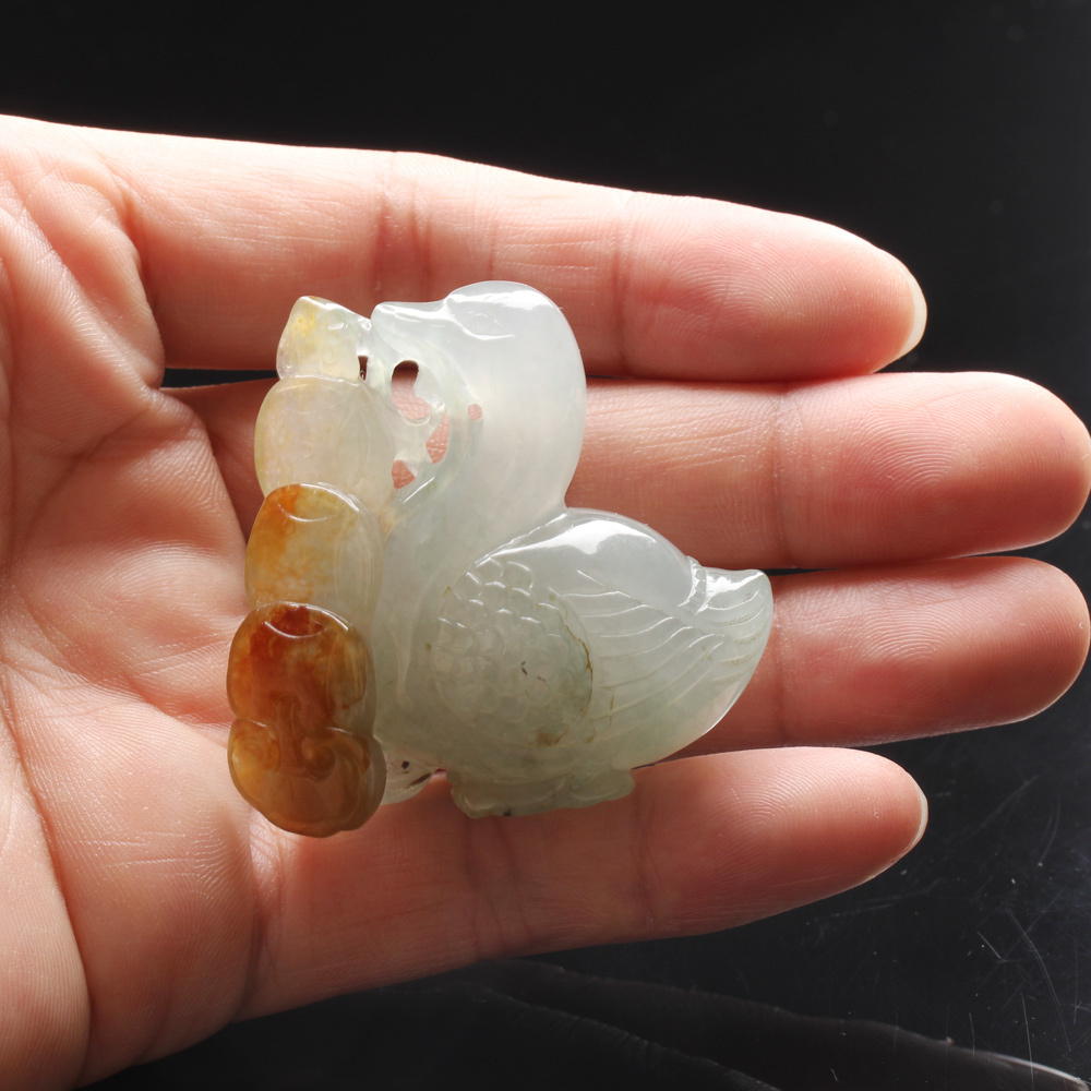 【雅紅珠寶】天然翡翠擺件-一甲狀元-O0030