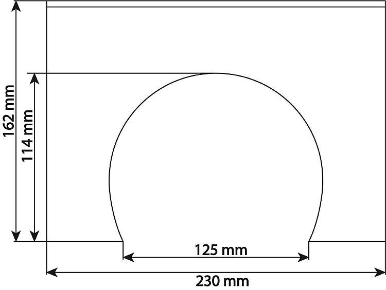 Faller 170881 HO規 Decorative sheet tunnel portal Pros, Natural stone ashlars 複線隧道口