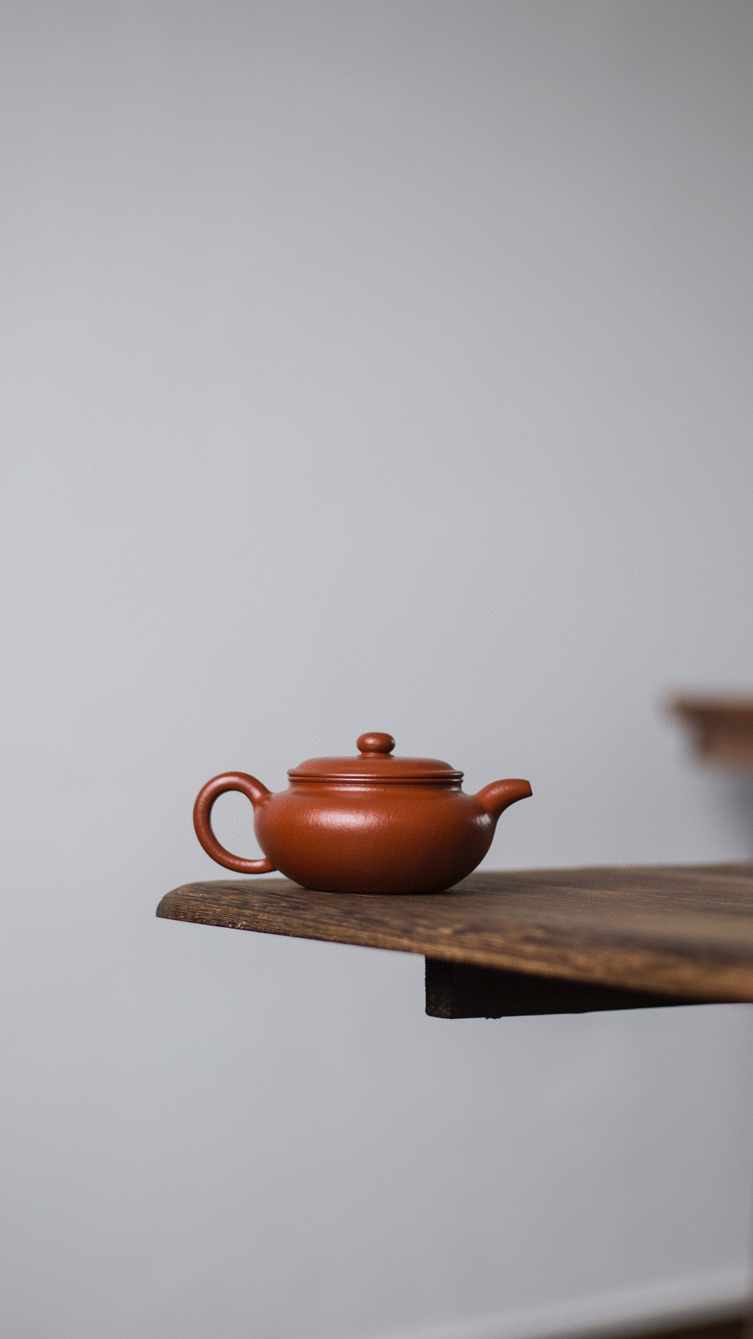 【扁腹】 -- 原礦30目粗砂老朱泥，水色油潤易泡養。