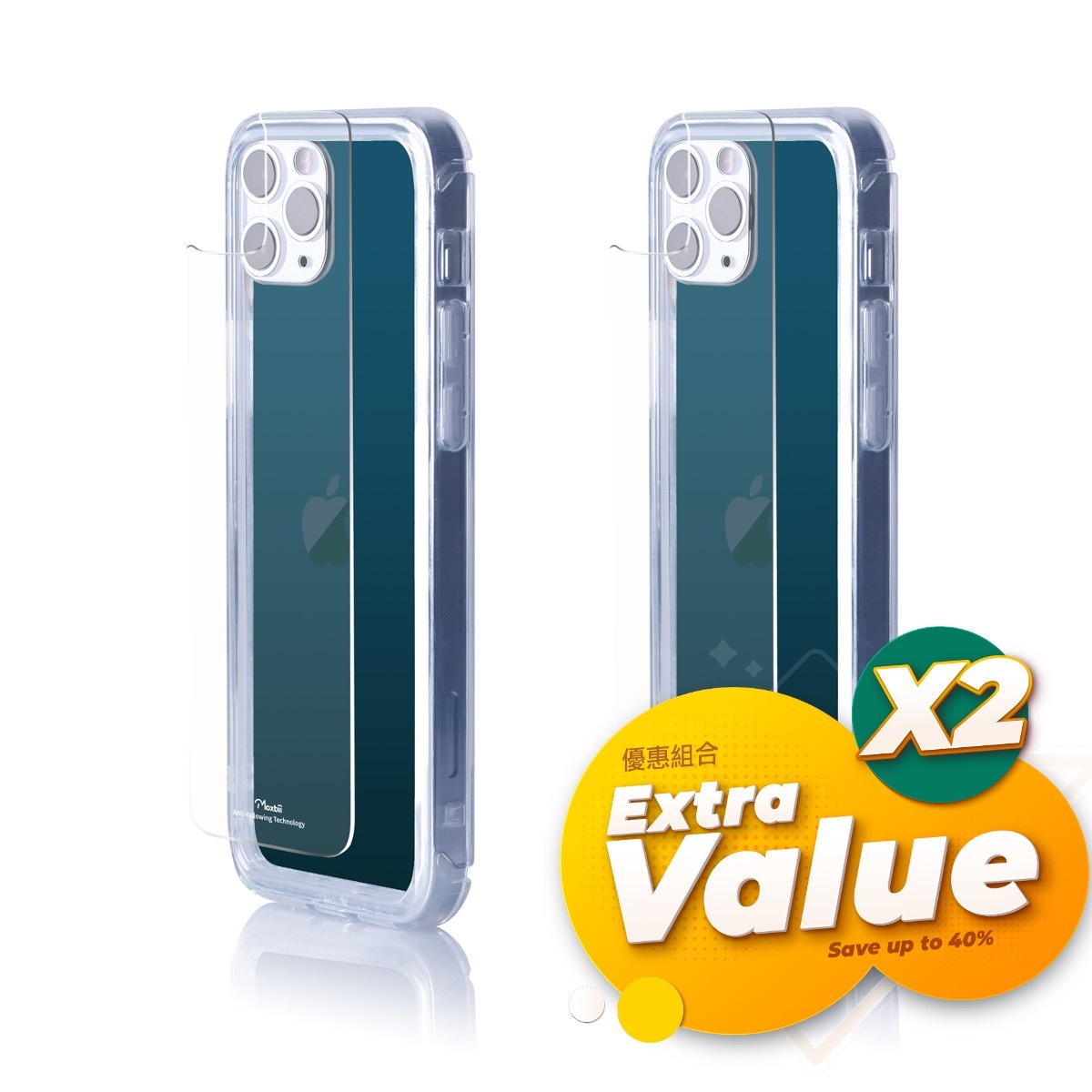 <iPhone 12 Series X2 Bundle> D Armor 軍事防撞殼 第五代