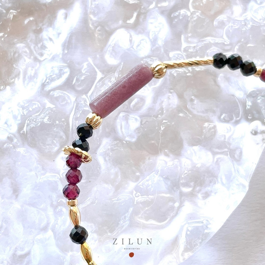 |十一月|古羅馬皇室紫 • 寶石實驗室 • 手鍊 • 美國14K注金 • 14kgf