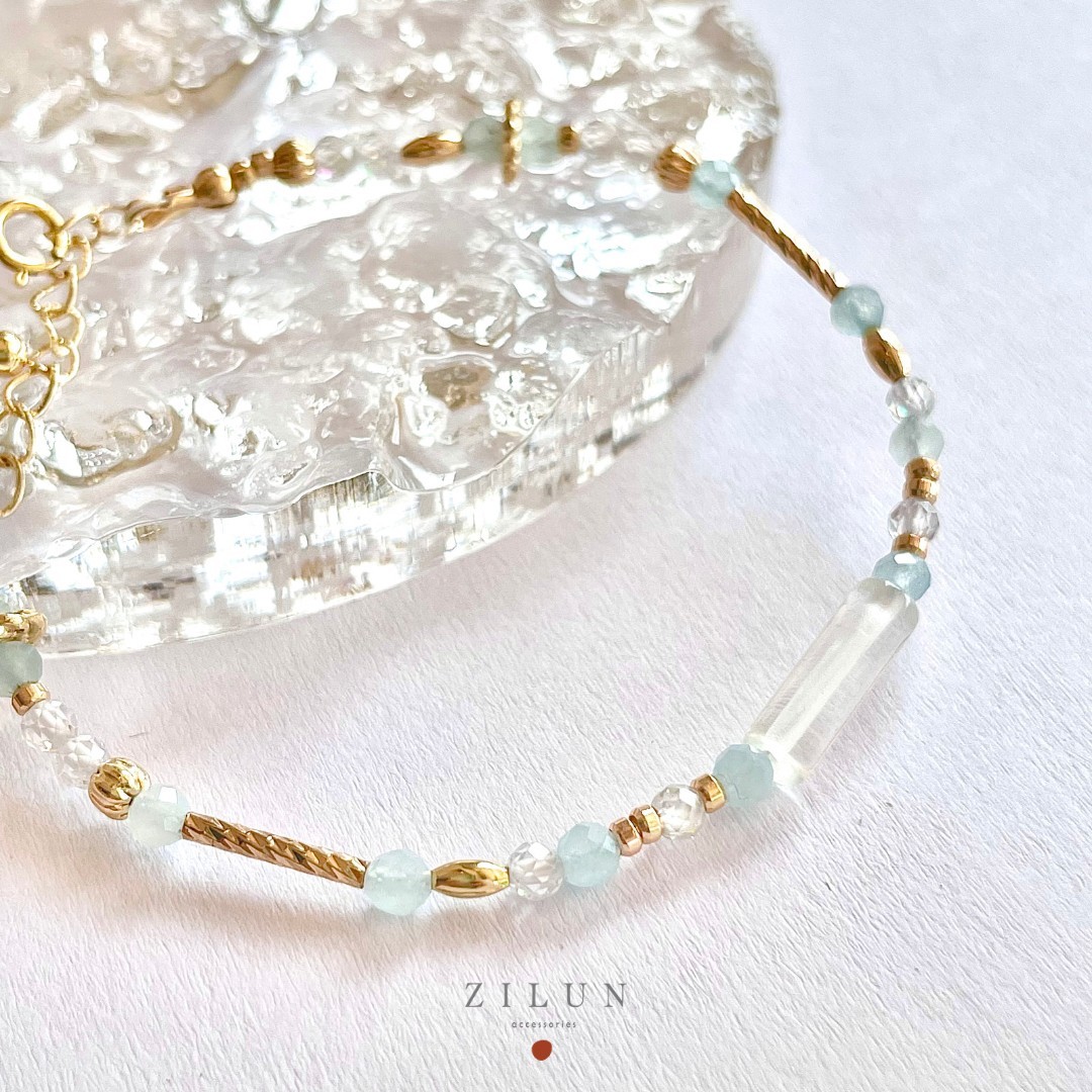 |十月|忘憂谷迷霧林 • 寶石實驗室 • 手鍊 • 美國14K注金 • 14kgf