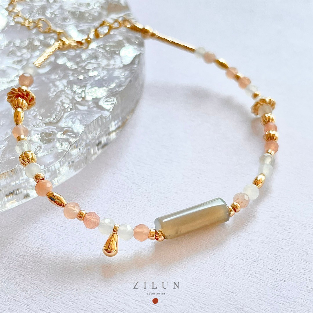 |九月|大地金黃奇萊 • 寶石實驗室 • 手鍊 • 美國14K注金 • 14kgf