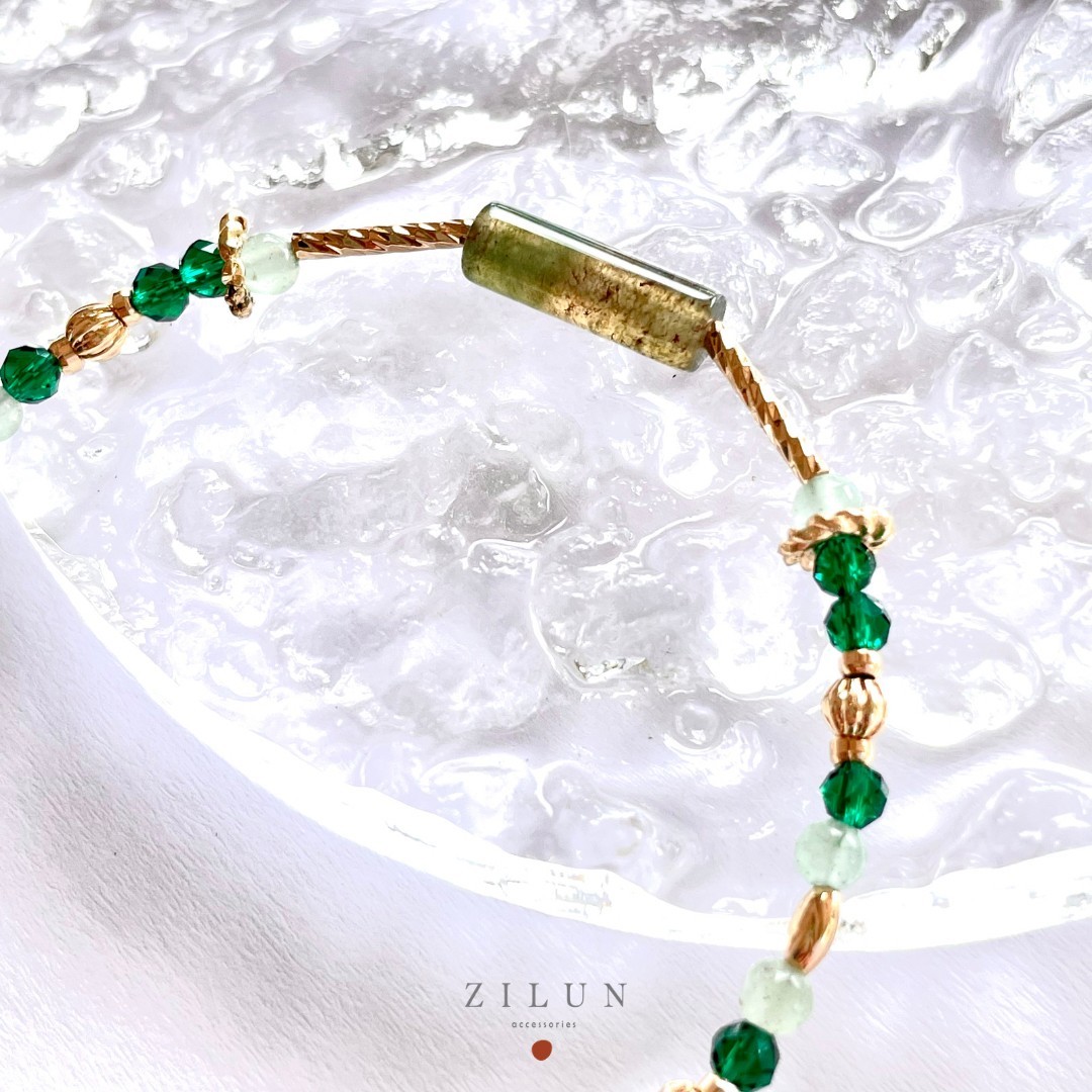 |八月|宿霧薄荷島 • 寶石實驗室 • 手鍊 • 美國14K注金 • 14kgf