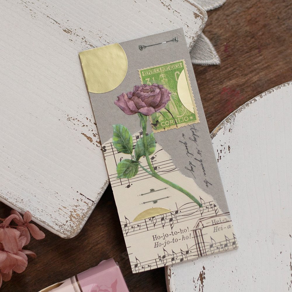 樂意薔薇白墨pet膠帶 樂意薔薇白墨pet膠帶