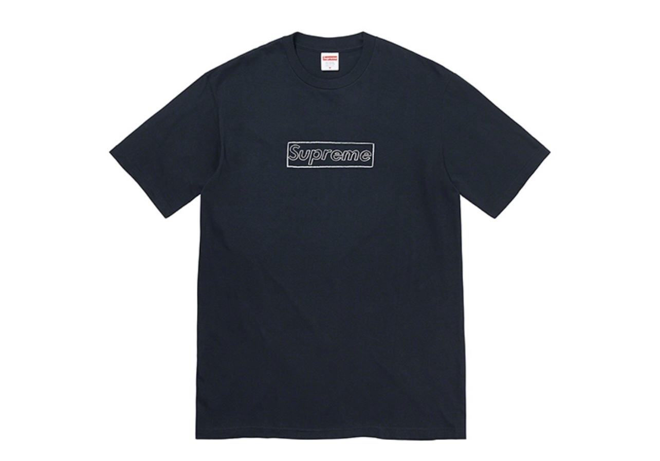 Supreme KAWS Chalk Logo Tee