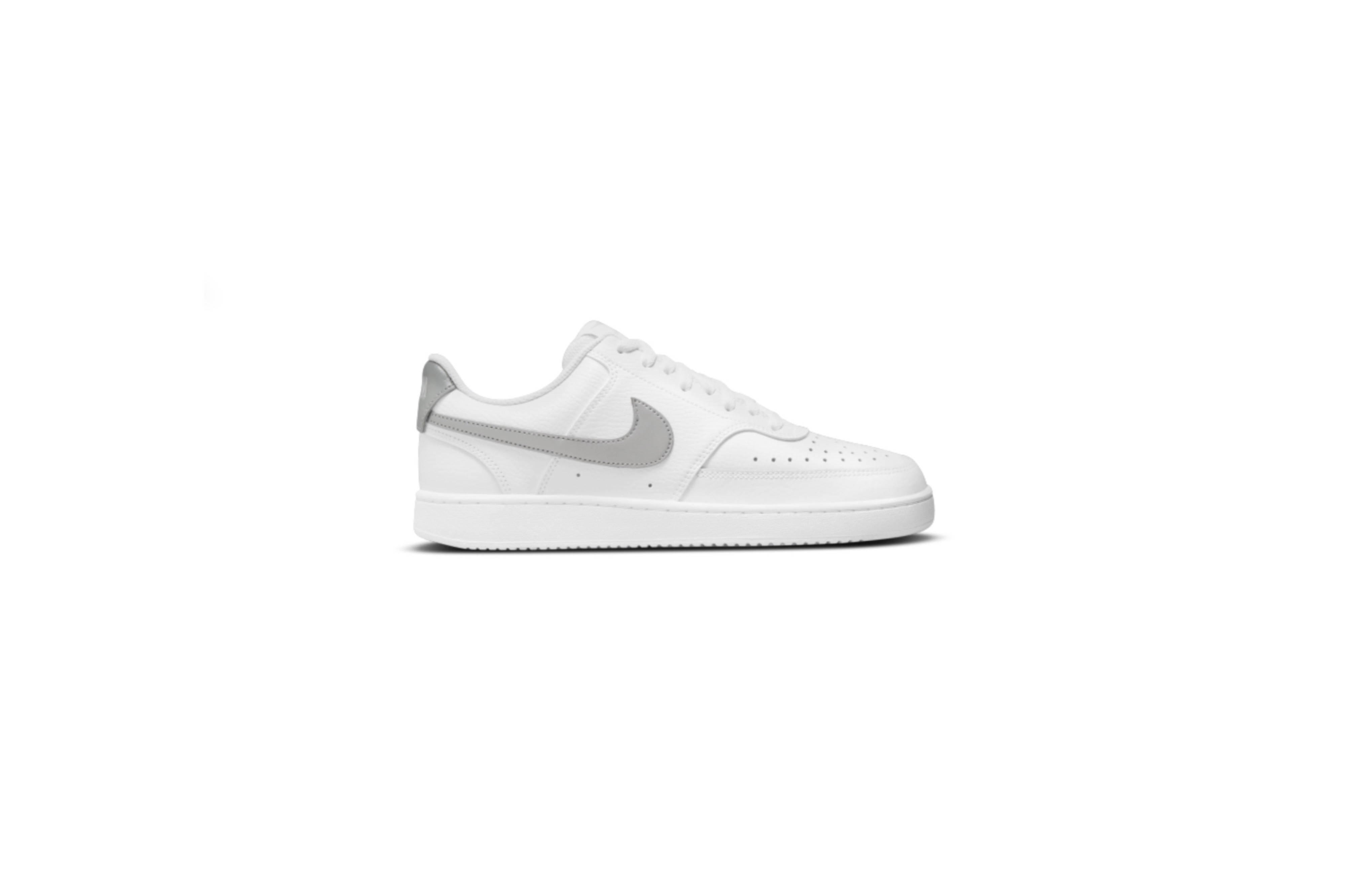 NIKE COURT VISION LOW 白底銀勾White Metallic Silver CD543