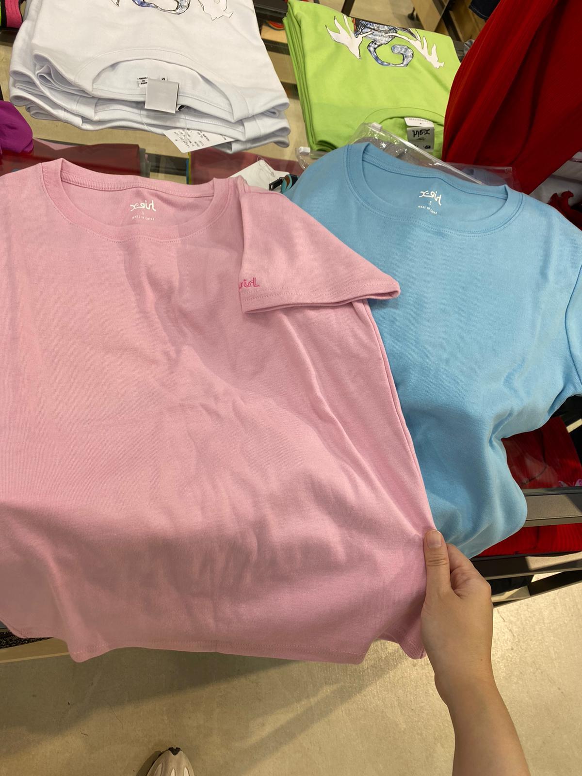 24/7 X-GIRL SET TEE PINK WP