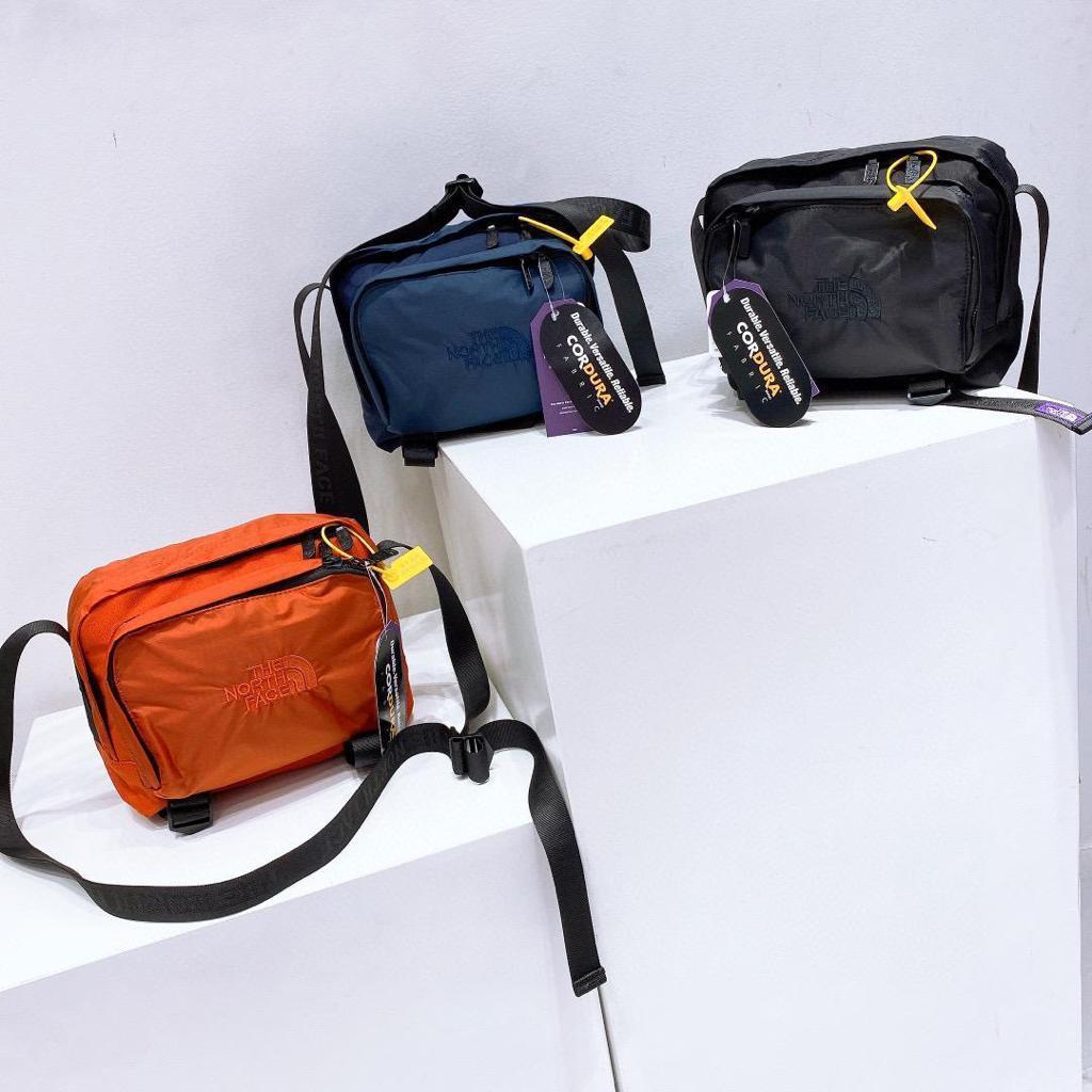 TNF North Face 紫標橫款斜揹袋