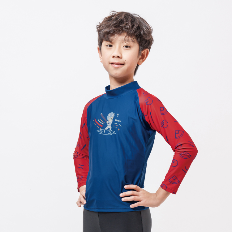 MAR-21840 兒童半身水母衣 - 花豹棒球員