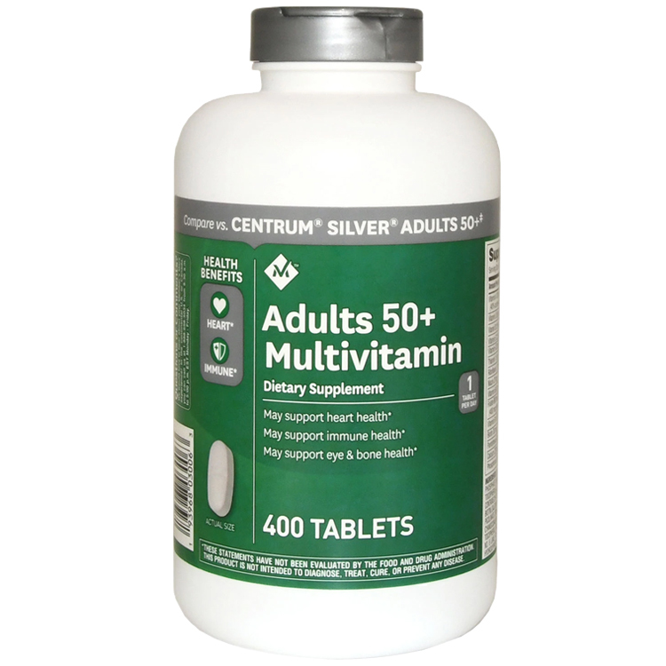 Member's Mark, Adults 50+ Multivitamin, 400 Tablets