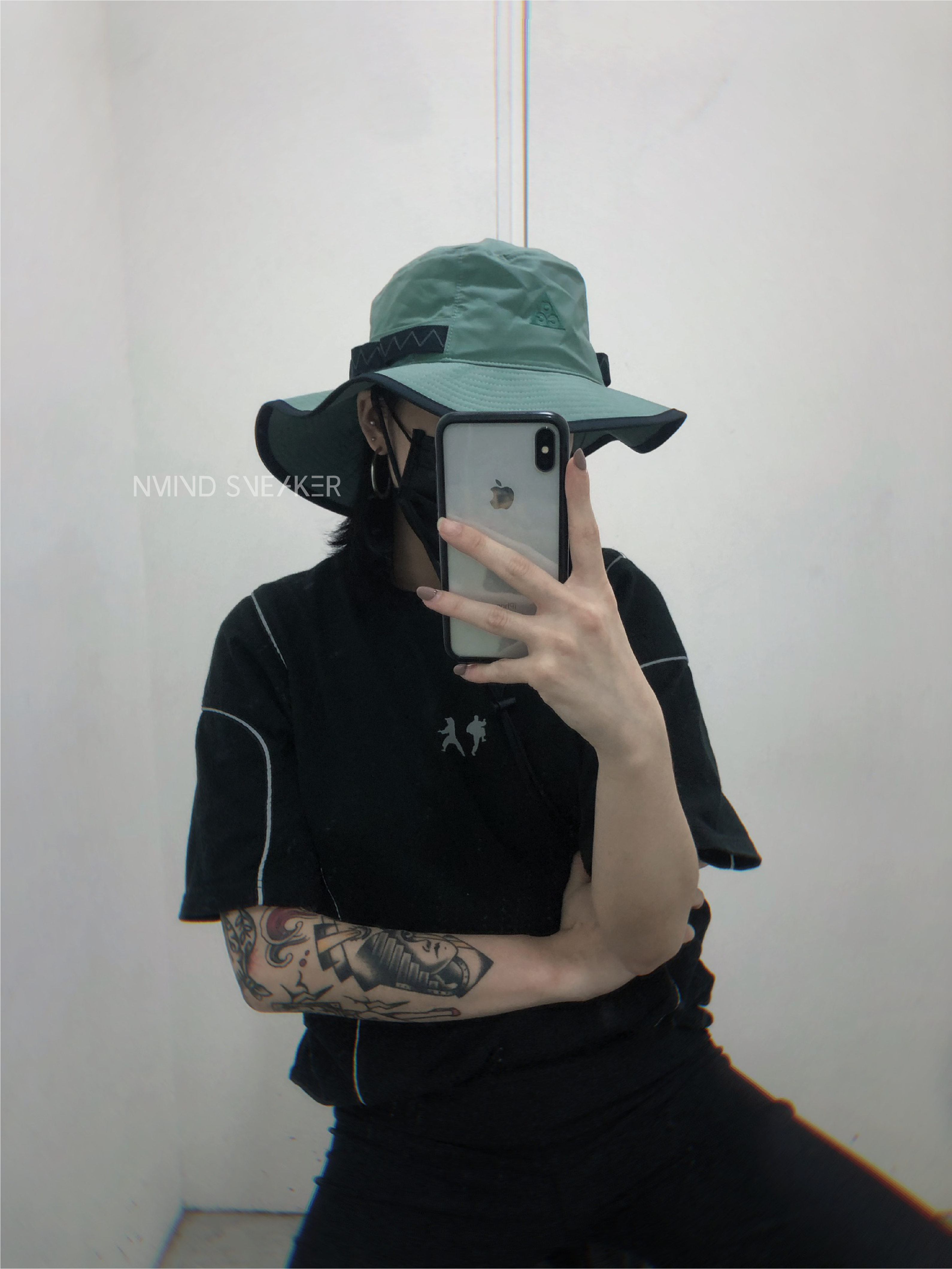 <快速出貨>NIKE ACG GORE-TEX 抽繩漁夫帽 薄荷綠