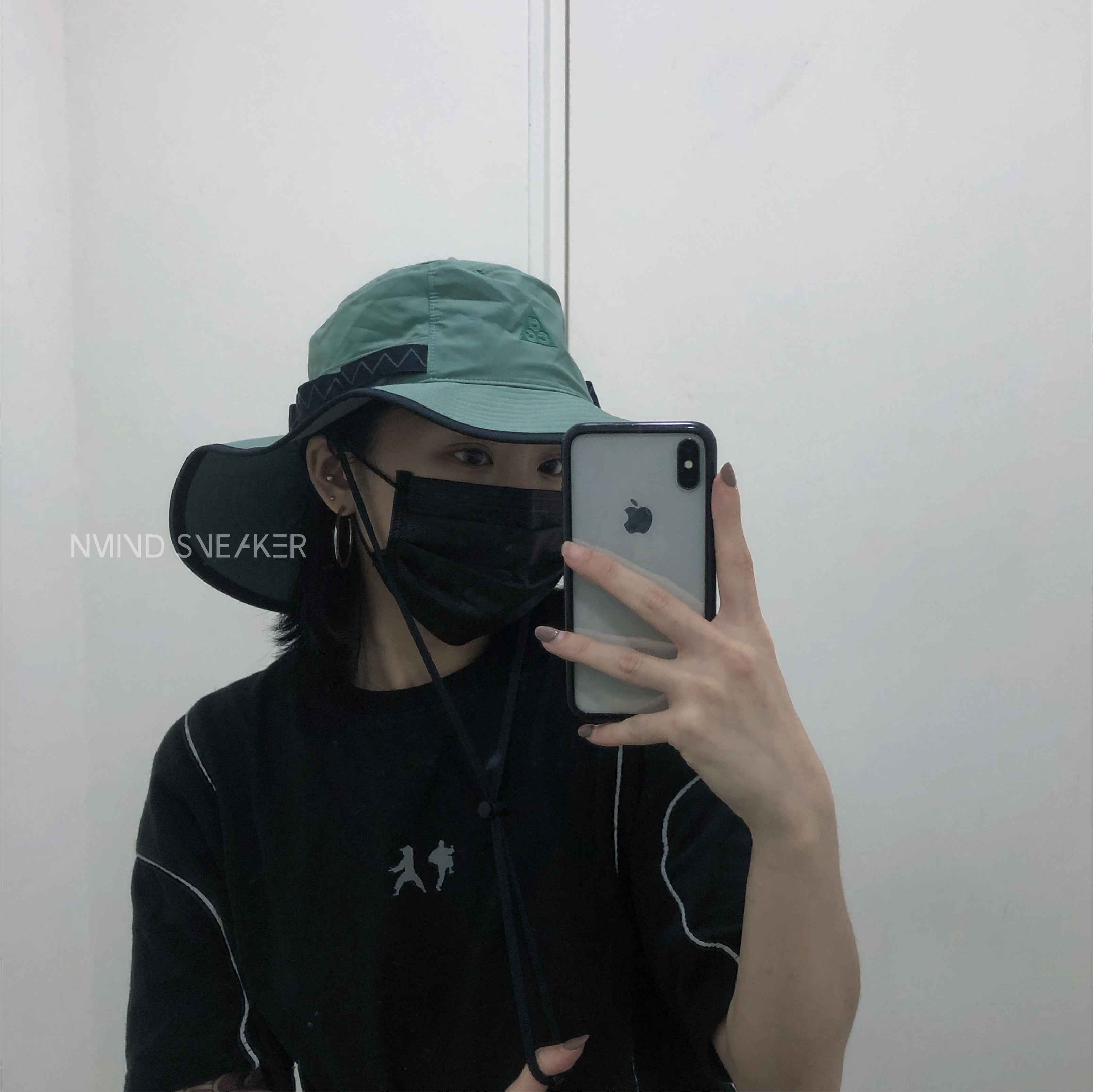 <快速出貨>NIKE ACG GORE-TEX 抽繩漁夫帽 薄荷綠