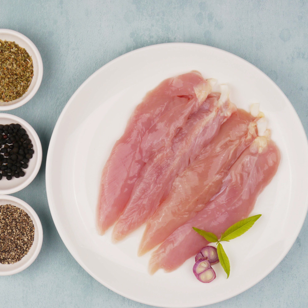 限量放山雞里肌肉（雞肋條半斤裝）