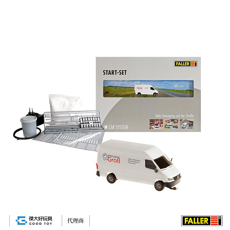 Faller 161504 (HO) 自走系統入門組 MB Sprinter 箱型車