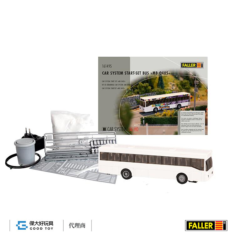 Faller 161495 (HO) 自走系統入門組 MB O405 inkl. 巴士 Decos