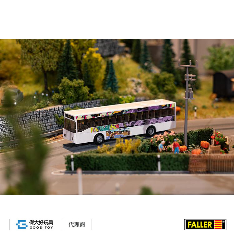 Faller 161495 (HO) 自走系統入門組 MB O405 inkl. 巴士 Decos