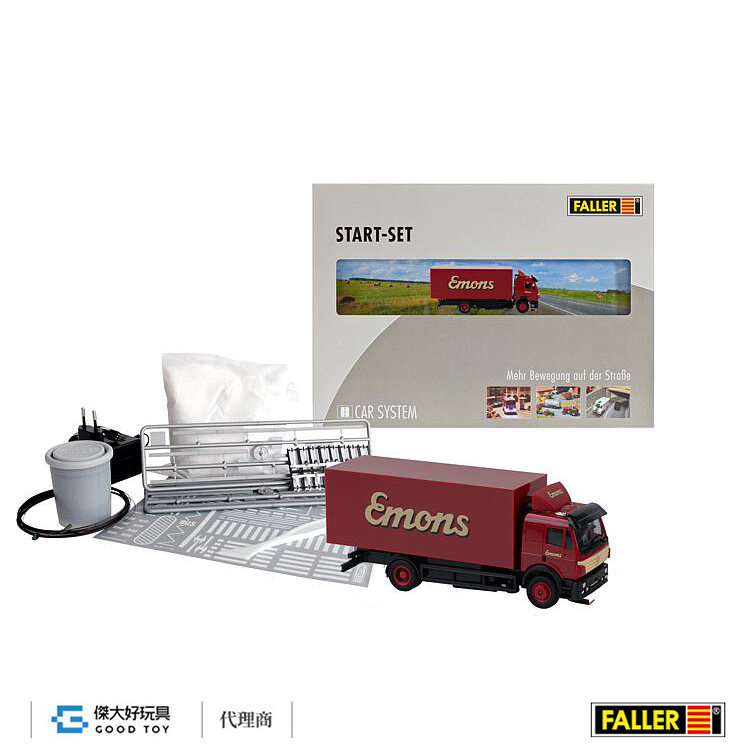 Faller 161487 (HO) 自走系統入門組 MB SK 貨車 Emons