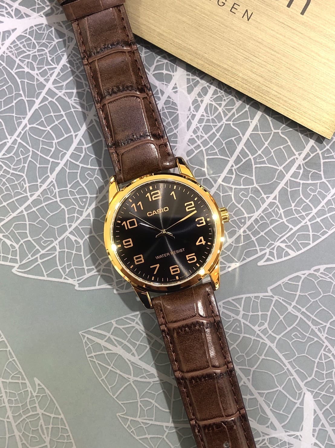 【CASIO 卡西歐】 經典腕錶 MTP-V001GL-1B 38mm/ LTP-V001GL-1B 25mm Modern Watch