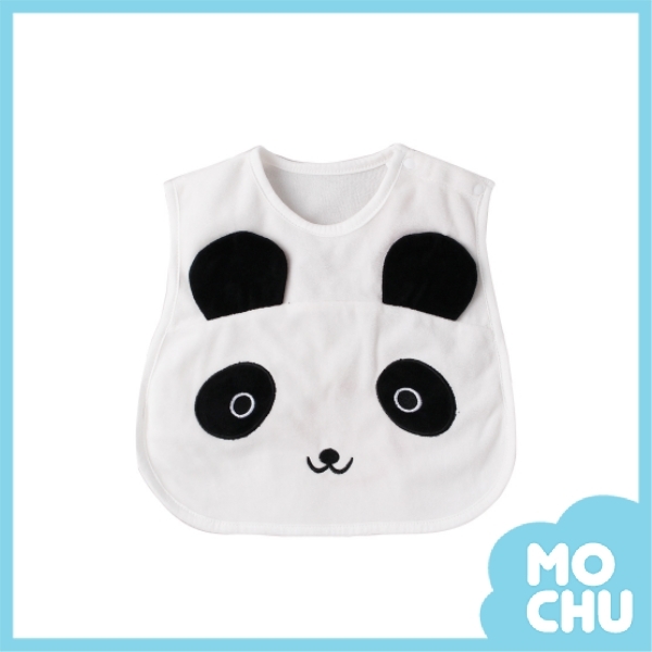 可愛動物秋季綁帶式背心-白熊貓