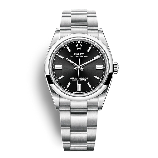 Discontinued BRAND NEW ROLEX 126000 OYSTER PERPETUAL 36 WITH A BLACK DIAL AND AN OYSTER BRACELET