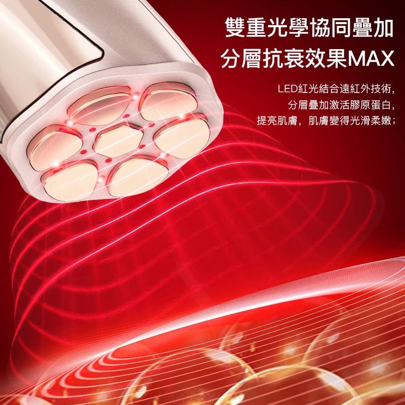 💝91折💝【24K煥顏緊緻射頻機】日本紀芝JUJY【正品】全新升級，院線級能量導入，射頻+脈衝電流+遠紅外新形勢結合抗初老，4週見證肌膚重回年輕態【原裝行貨1年原廠保養】