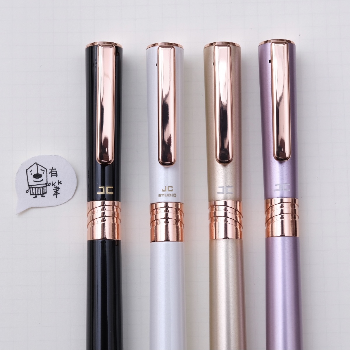 Muse Plus 繆思女神玫瑰金特別版鋼筆 (BOCK筆尖)｜JC STUDIO 臺灣