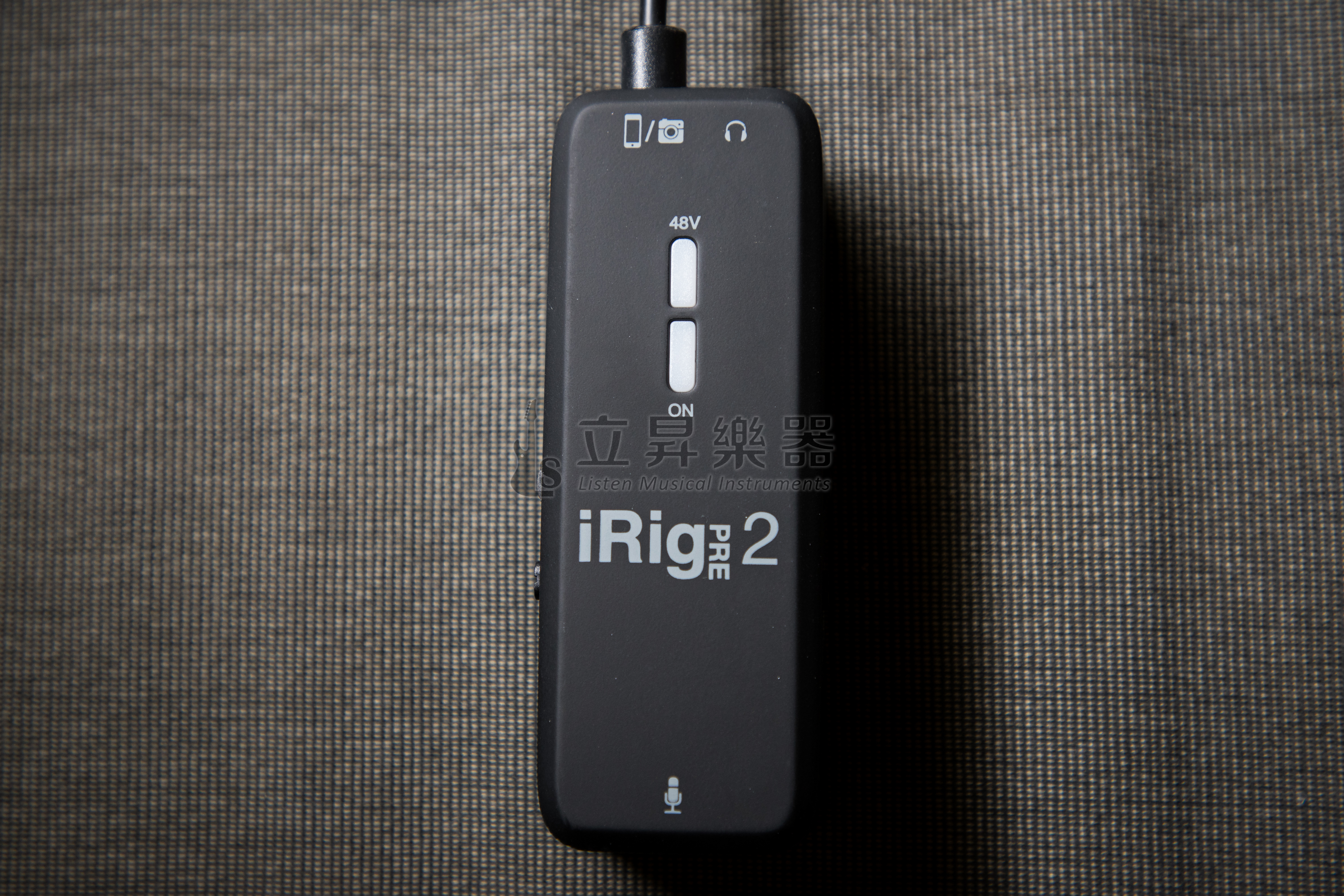 IK Multimedia iRig PRE 2 麥克風介面前置放大器手機平板錄音、直播器材