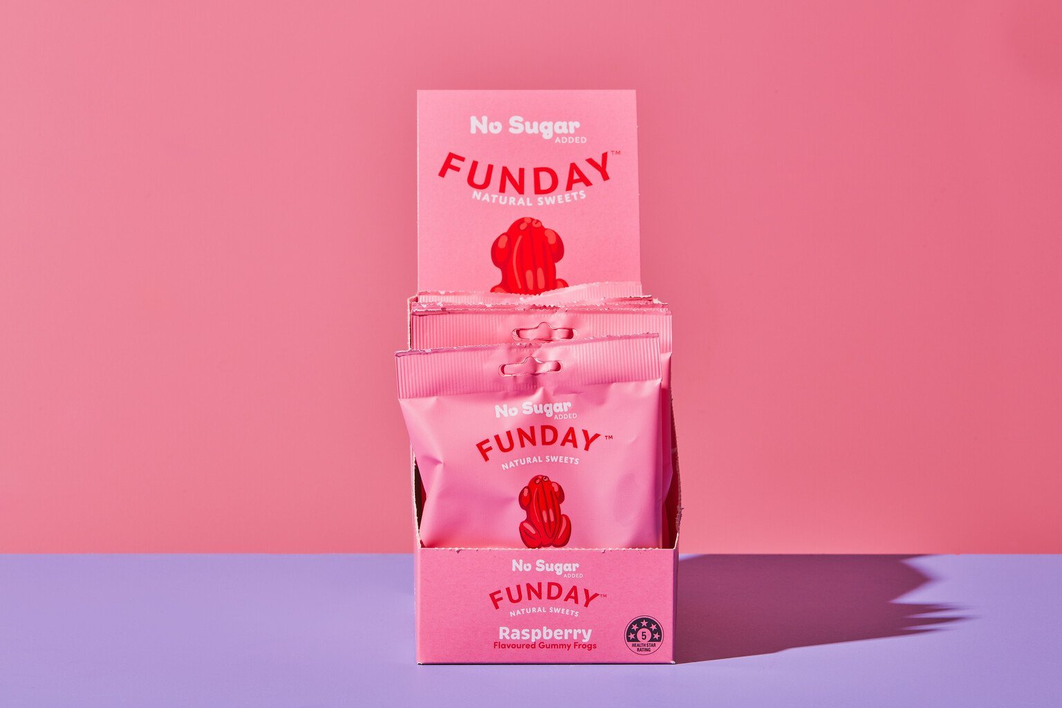 [清貨優惠] Funday Sweets 紅桑子軟糖50g (best before 25/01/2026)