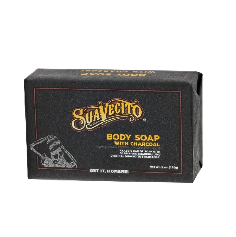 美國 SUAVECITO 經典古龍沐浴炭皂 6oz