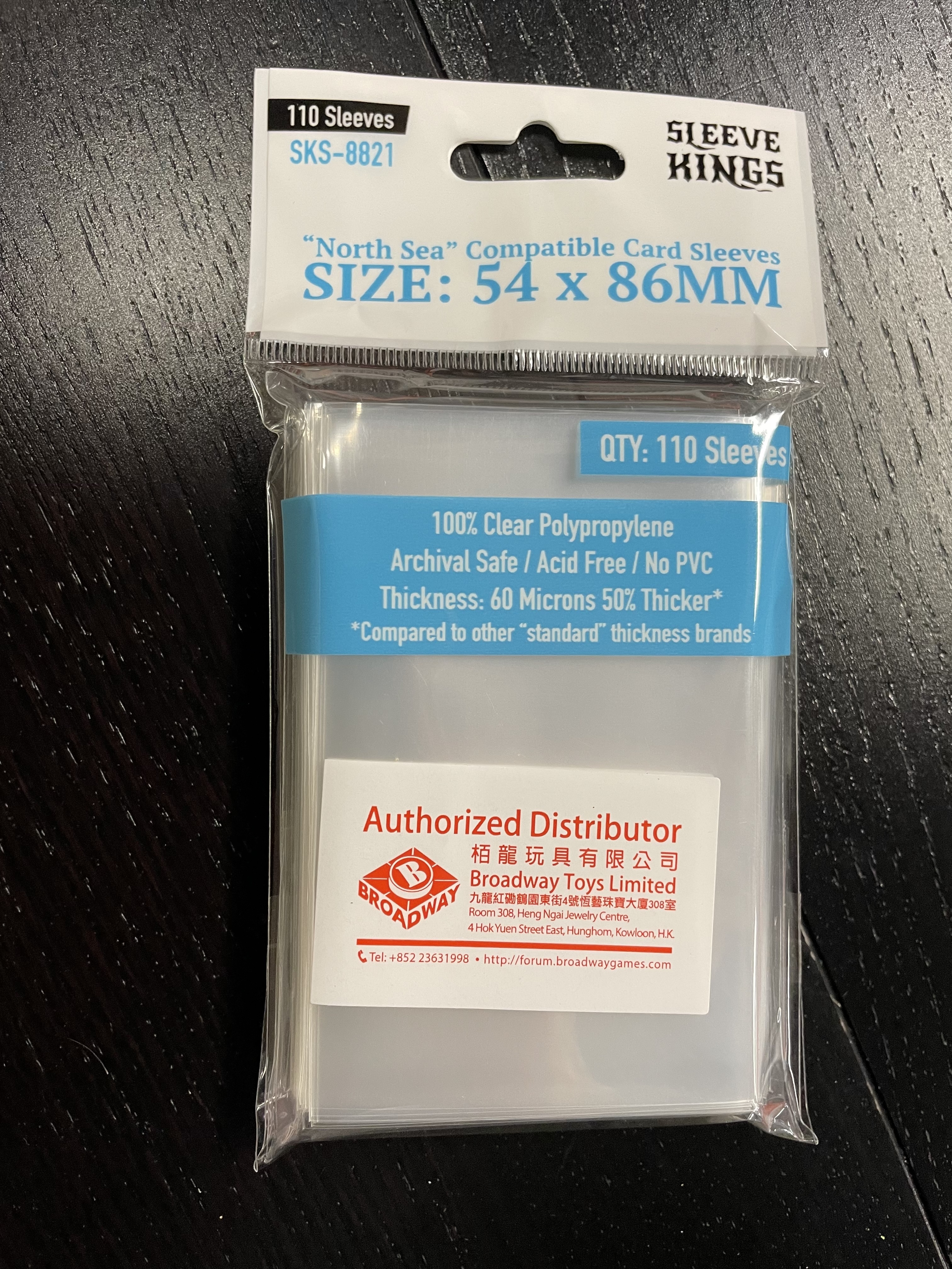 Sleeve king 54 x 86 mm