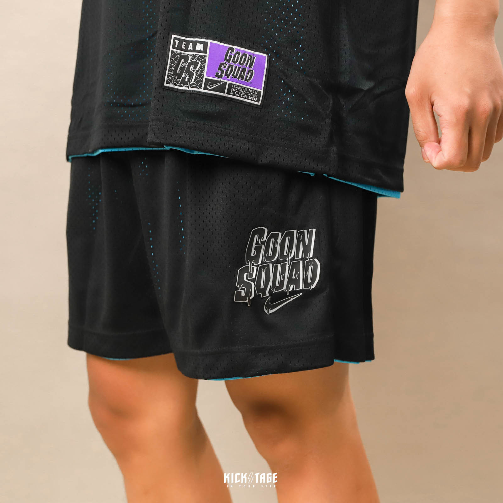 **特價商品售出不退換**NIKE Dri-FIT Standard Issue 水藍色 怪物奇兵 聯名 雙面穿 球衣 球褲【DJ3897-434】ABshorts