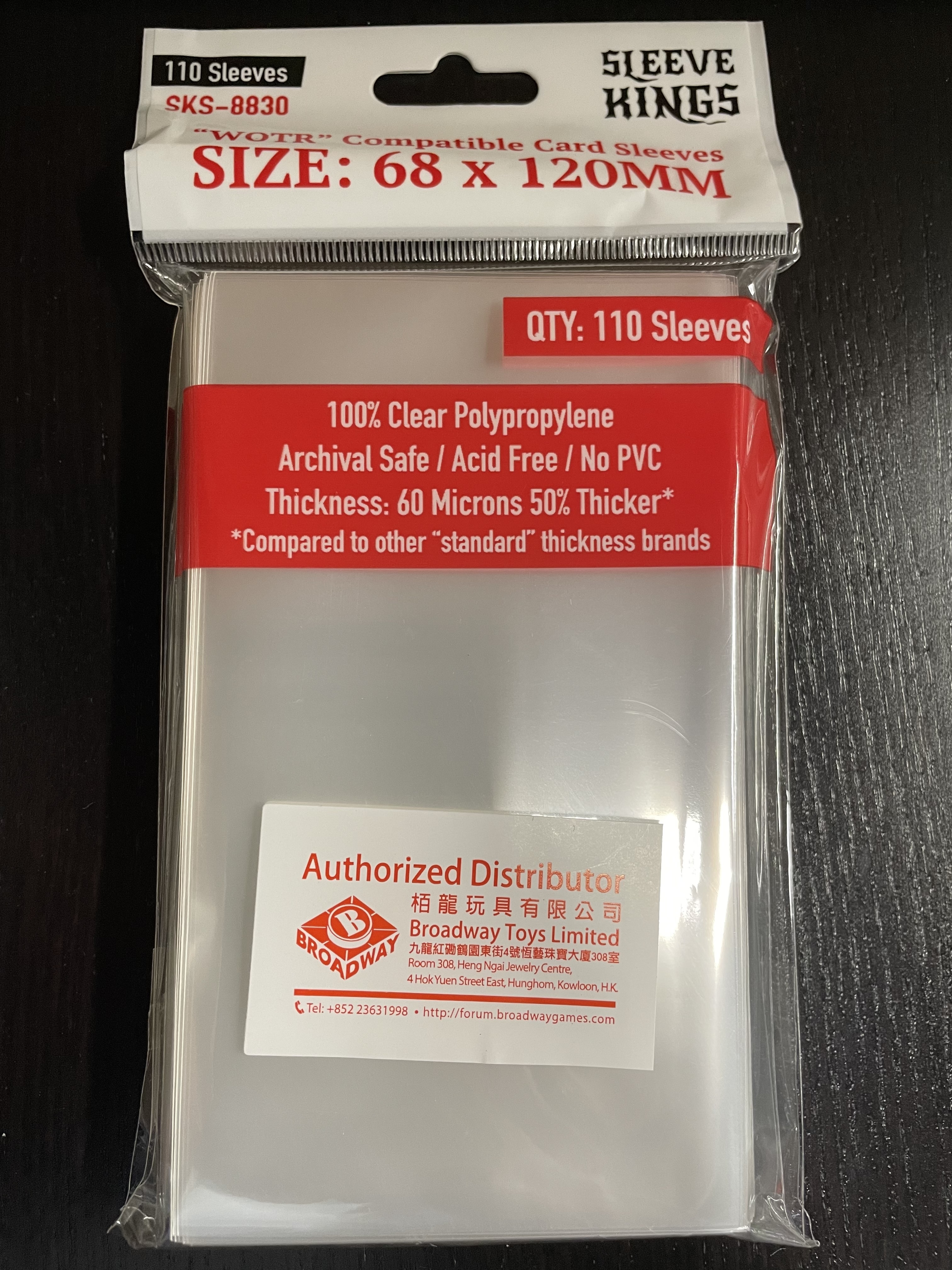 Sleeve king 68 x 120 mm