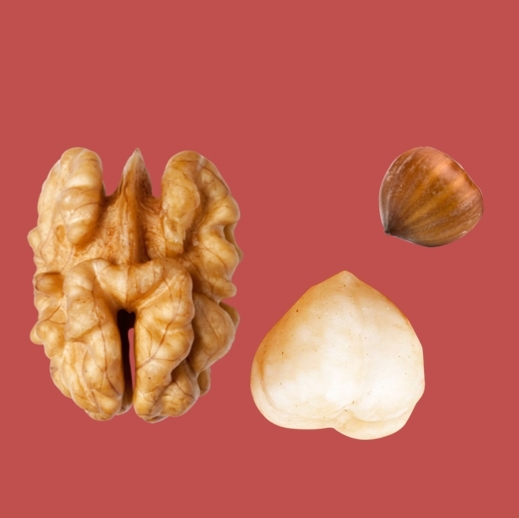 混搭:核桃+榛果