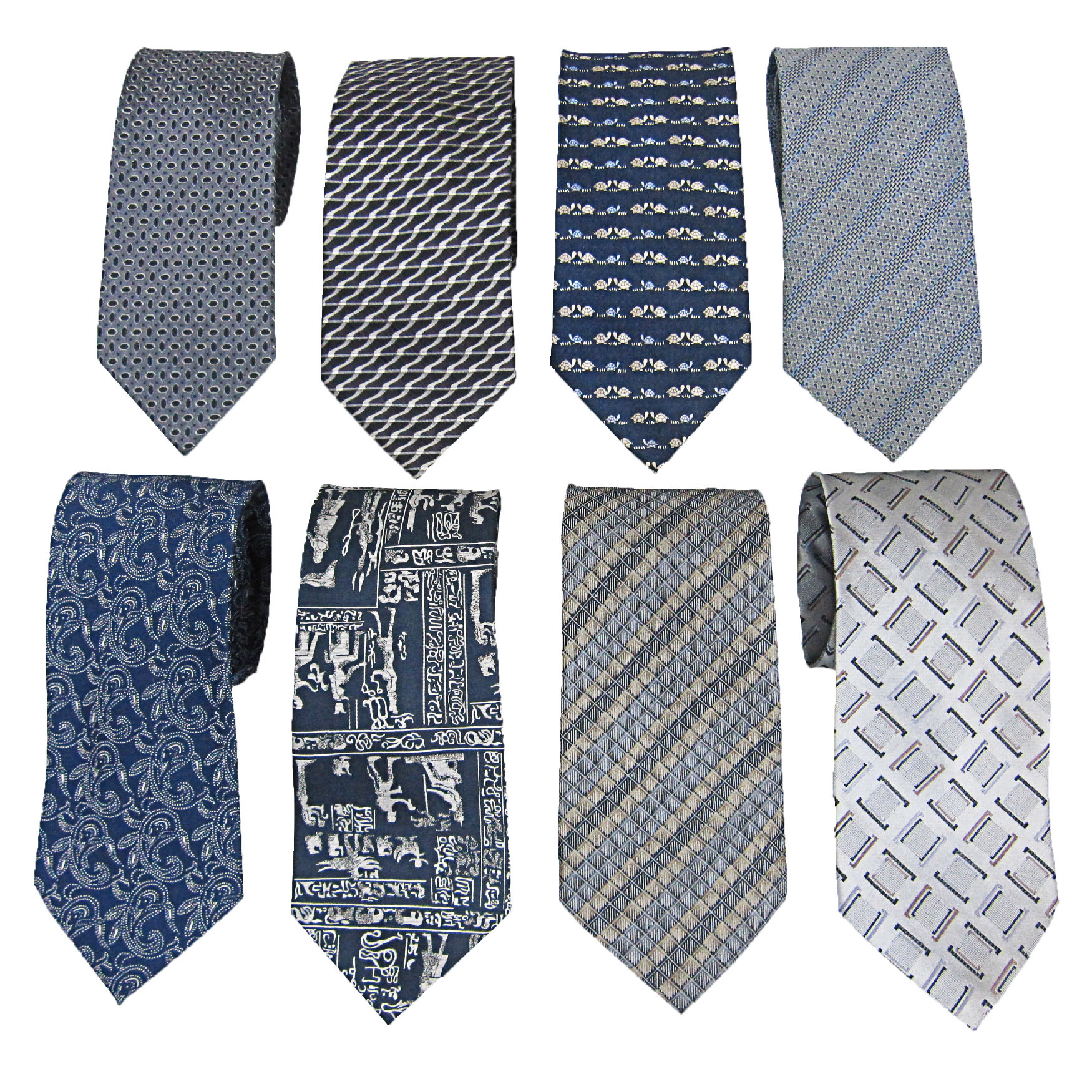 【US DUCK】Pure silk woven flower tie