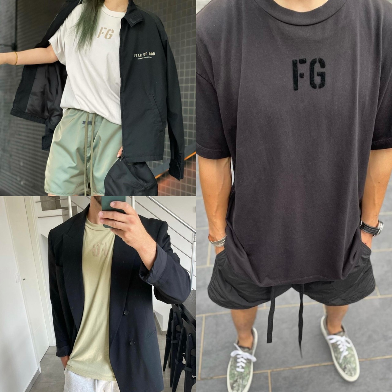 Rare spot [Fear of God] 7th FG Tee Season 7 FG Short Sl