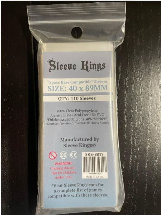 SK Card Sleeves (40x89mm) - 110 /pk