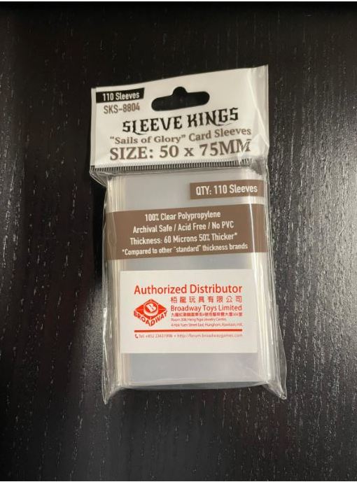 SK Card Sleeves (50x75mm) - 110 /pk